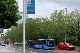 The new bus stop at Unicorn Lane. Picture by Portsmouth City Council