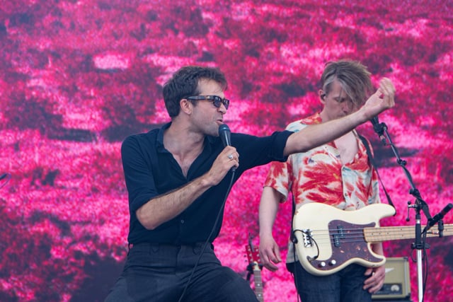 The Isle Of Wight Festival in Seaclose Park 2022. Pictured is: The Vaccines. Picture: Emma Terracciano
