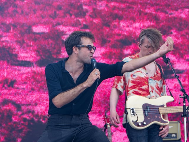 The Isle Of Wight Festival in Seaclose Park 2022. Pictured is: The Vaccines. Picture: Emma Terracciano