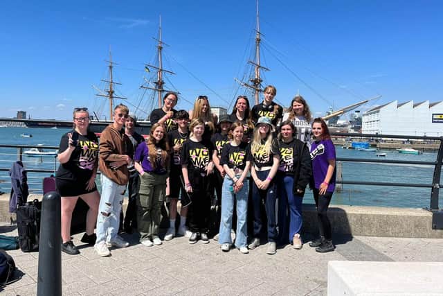 Members of Havant NCS who will be taking part in the nine mile hike.