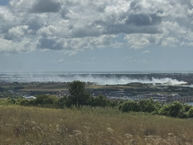The view from Portsdown Hill. Picture: Michael Atthis