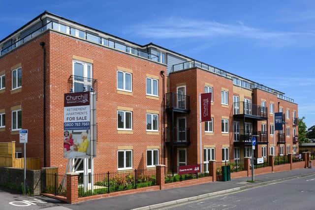 Churchill's Thackeray Lodge development in the heart of Fareham