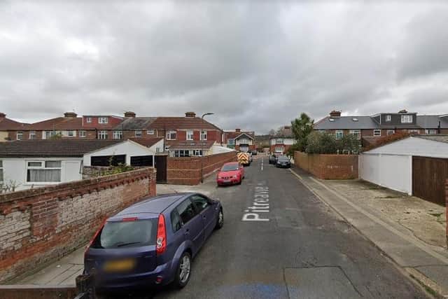 The robbery took place in Pitreavie Road, Cosham, on September 21. Picture: Google Street View.