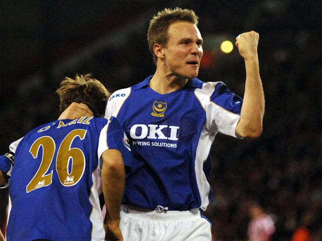 Position: Defender/Midfielder, Years at Pompey: 2002-2008, Appearances: 203.   Picture: Steve Reid