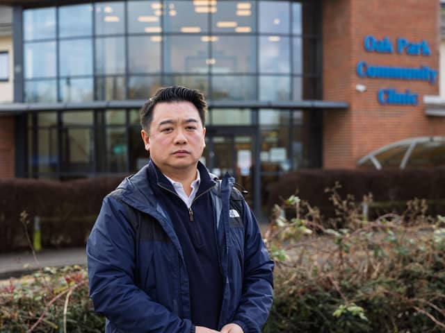Alan Mak MP at Oak Park Community Clinic in Havant