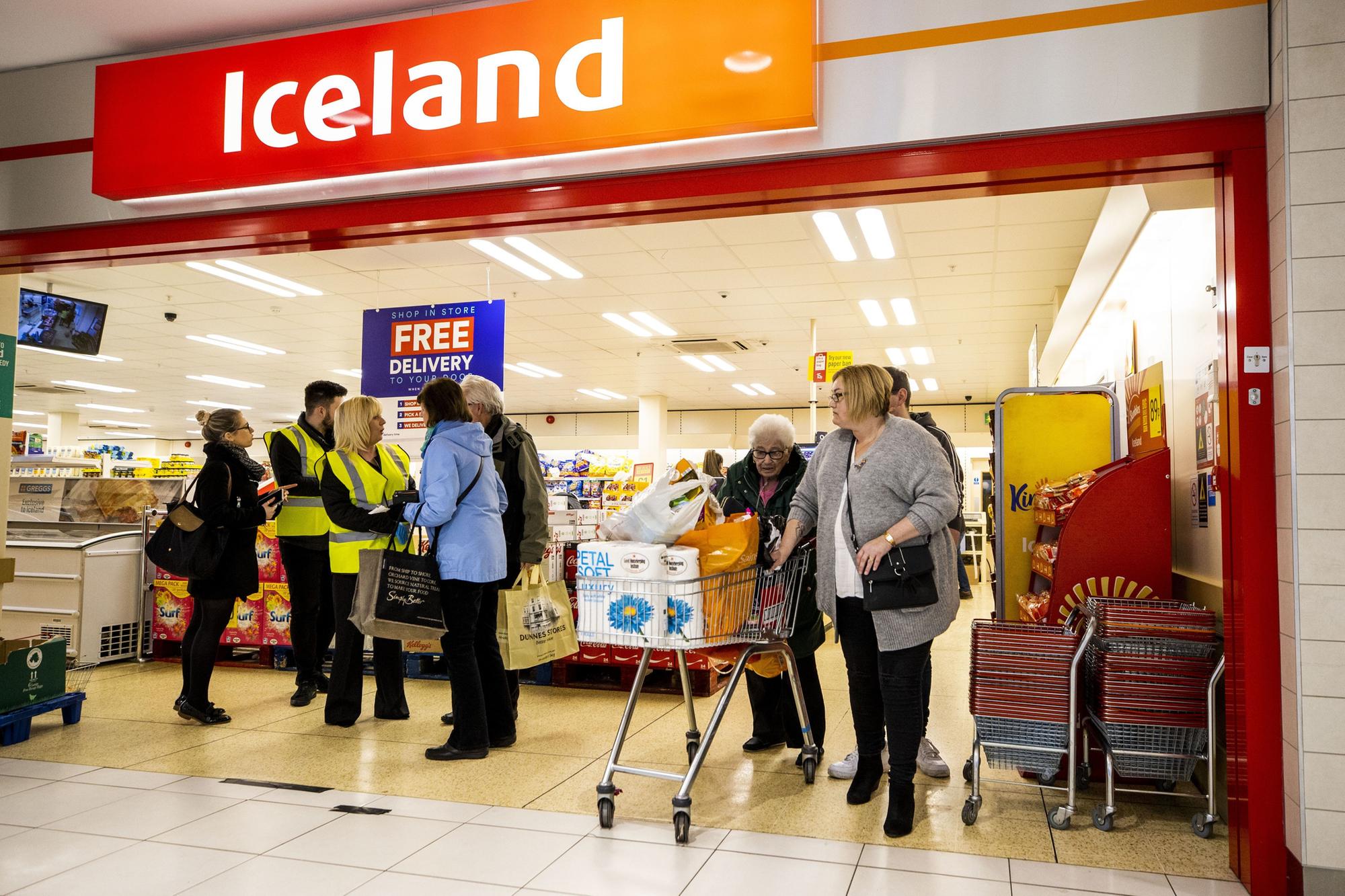 Coronavirus: Iceland and Nationwide to open for just elderly and ...