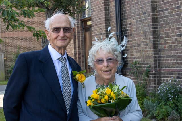 Bob Nichol and Ivy Worster were married at St Cuthbert's Church, Baffins, Portsmouth on September 11, 2021 