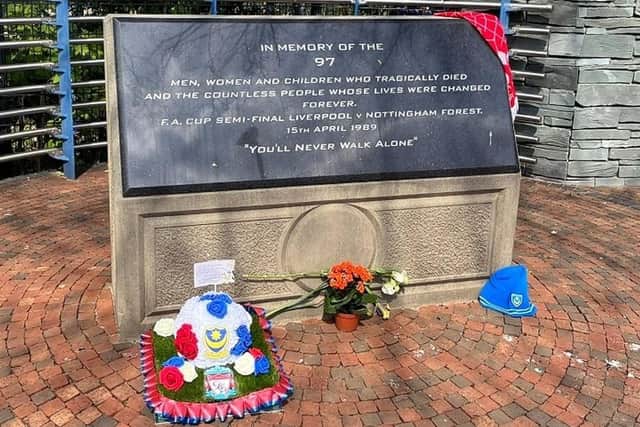 Pompey fans' gesture at Hillsborough earned recognition from across the game.