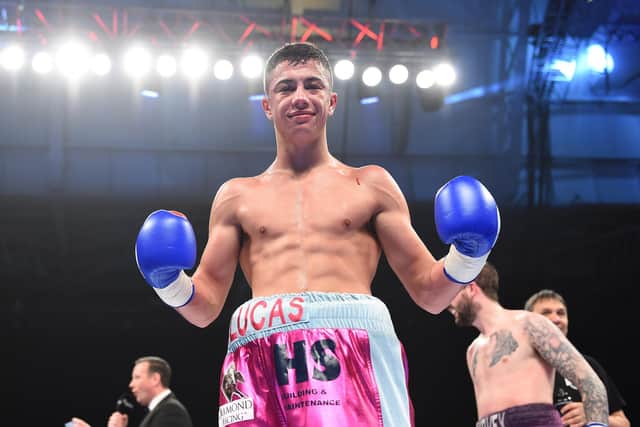 Lucas Ballingall takes on Myron Mills in Sheffield tomorrow night for the English lightweight title. Photo by Leigh Dawney/Getty Images.