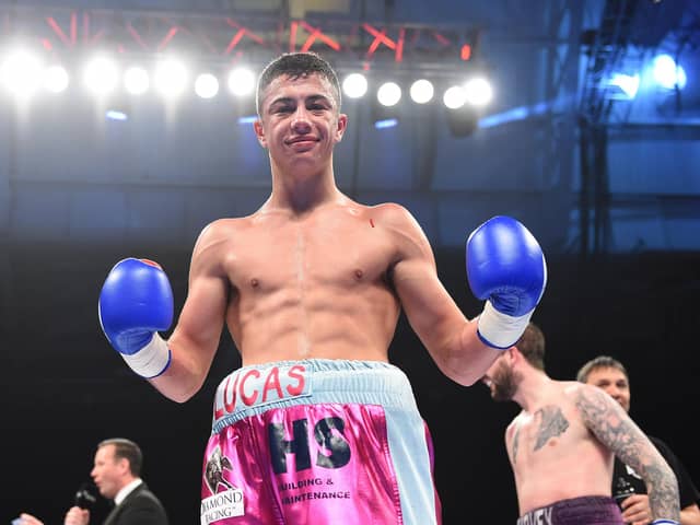 Lucas Ballingall takes on Myron Mills in Sheffield tomorrow night for the English lightweight title. Photo by Leigh Dawney/Getty Images.