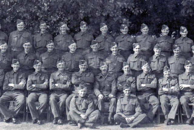 Can you identify members of Hilsea depot home guard?
