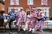 From left, Nigel Tudgay, Grahame Murr, Helen Tudgay, Lesley Murr and Gina Swift enjoying the Burbidge Grove street party in Southsea
