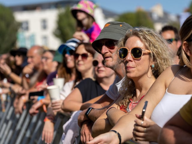 Crowds enjoying Self Esteem. Photos by Alex Shute