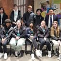 Havant MP Alan Mak with HSDC students at the Houses of Parliament.