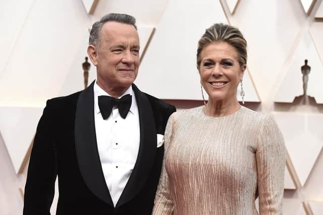 Tom Hanks and his wife Rita Wilson have tested positive for the coronavirus. Picture: Jordan Strauss/Invision/AP, File