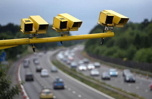 Average speed cameras have been installed on the M27.