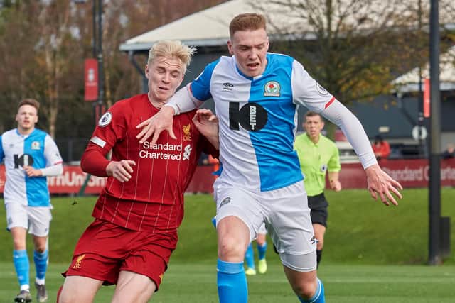 Hayden Carter has made 10 appearances for Blackburn this season Picture: Nick Taylor/Liverpool FC/Liverpool FC via Getty Images