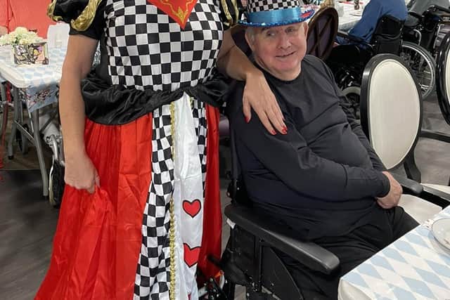 Residents at Parker Meadows enjoy the party