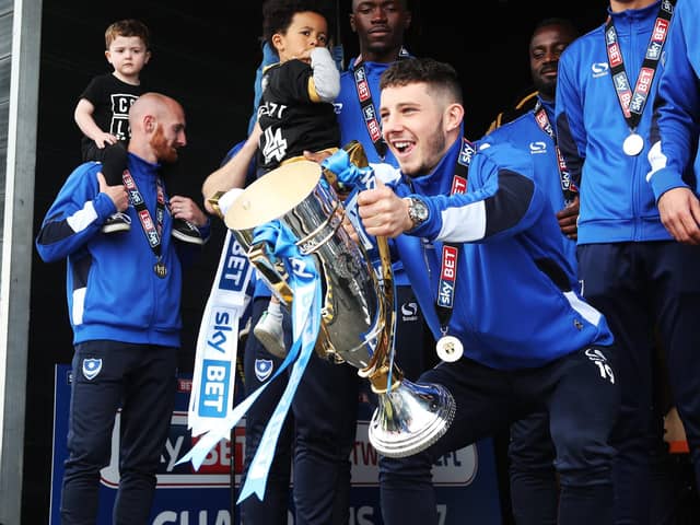 Conor Chaplin is now officially a 20-goal-a-season striker as he continues to flourish after leaving Fratton Park. Picture: Joe Pepler