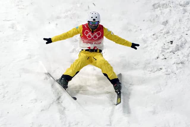 COURAGE: Matt's been inspired by the winter olympics. (AP Photo/Gregory Bull)