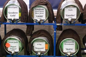 Some of the beers available at a previous Emsworth Beer Festival. Picture: Keith Woodland