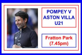 Pompey welcome Aston Villa under-21 this evening in the Papa John's Trophy.
