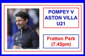 Pompey welcome Aston Villa under-21 this evening in the Papa John's Trophy.