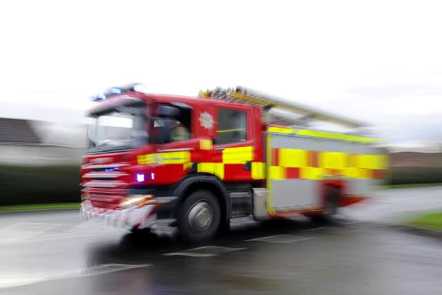 Firefighters were called to Copnor road at around 11.30am.
