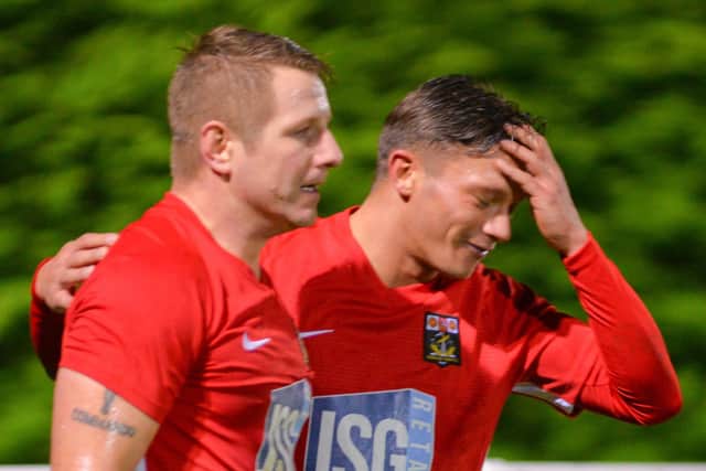 Fareham pair Stuart Morgan, left, and Josh Benfield. Picture: Martyn White