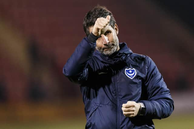 Pompey boss Danny Cowley. (Photo by Daniel Chesterton/phcimages.com)