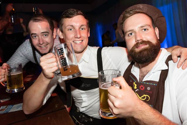 The separate 2019 Portsvaria Oktoberfest at the Pyramids, Clarence Esplanade. Picture: Duncan Shepherd