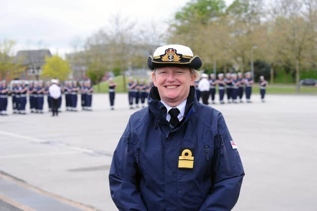 Rear admiral Jude Terry OBE, Royal Navy, director people and training.
Picture: Sarah Standing (280423-7179)
