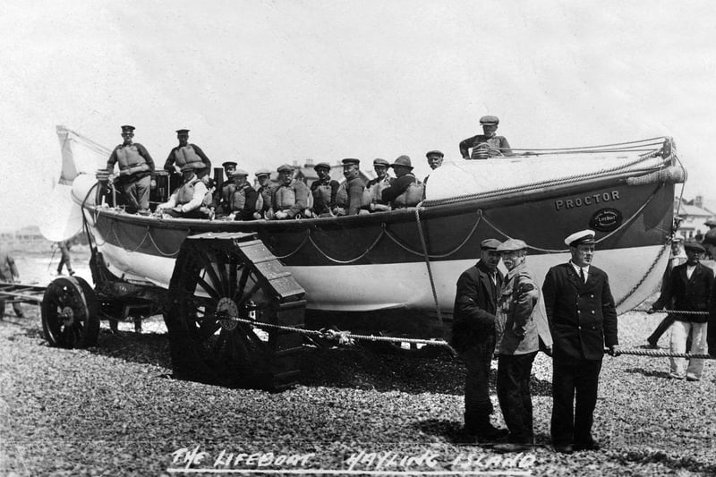 The Hayling Island lifeboat Proctor possibly taken during the First World War.Picture: costen.co.uk