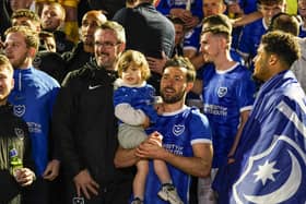 Joe Rafferty after the 3-2 success over Barnsley which clinched promotion - and the League One title. Picture: Jason Brown/ProSportsImages