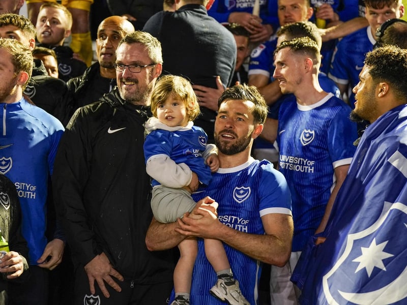 Joe Rafferty after the 3-2 success over Barnsley which clinched promotion - and the League One title. Picture: Jason Brown/ProSportsImages