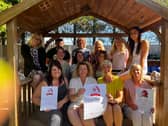 Hopscotch Day Nursery receives it's award as one of the top 20 nurseries in the South East.