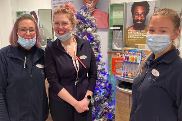 Specsavers teams in Havant, Waterlooville and Sainsburys Farlington

From left to right: Kristyna Steaton, Gaynor Rose and Maisie Perchard.