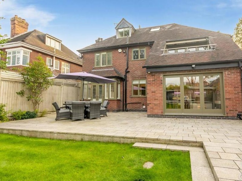 The back garden also boasts a patio area. Ideal for a summer's evening with friends or family.