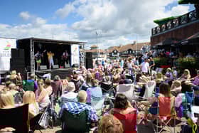 Pictured is: The crowds at Port Solent enjoying Forever Queen

Picture: Keith Woodland (270721-14)