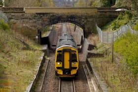 Southern Rail are reporting a fire on a train between Fareham and Southampton.