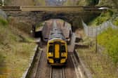 Southern Rail are reporting a fire on a train between Fareham and Southampton.