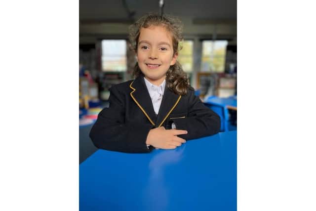 Astrid Squance, a Year 1 pupil from Boundary Oak School, in Fareham, has raised £361 for Save the Children