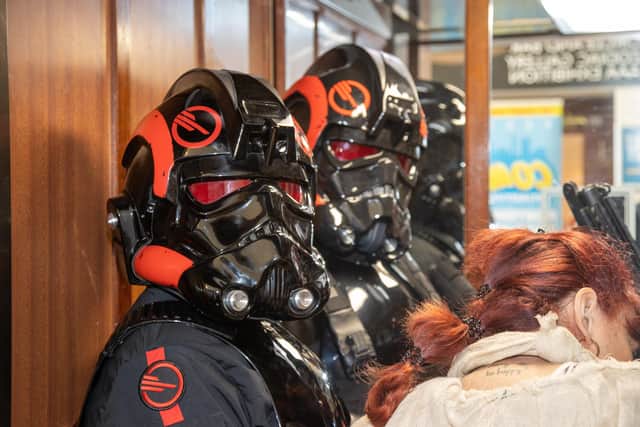 Even the Empire need to use the lift!
Photos by Alex Shute