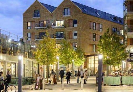 A pictures from the brochure marketing the Daedalus waterfront redevelopment scheme in Lee-on-the-Solent, produced by Homes England
