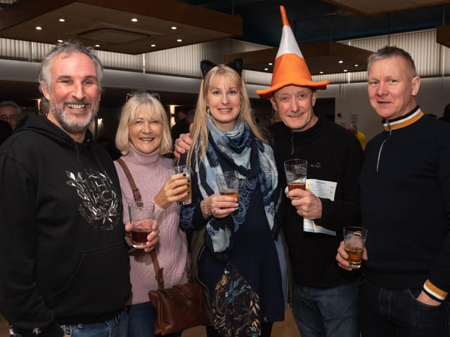 Mark Osborne, Claire Gibbs, Natalie Kettle, Mark Hampton and Rob Stevens. Picture: Keith Woodland (22022020-4)