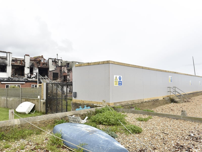 Demolition work began at the Osborne View pub in Hill Head, on Thursday, May 16, 2024. Picture: Sarah Standing (160524-2583)