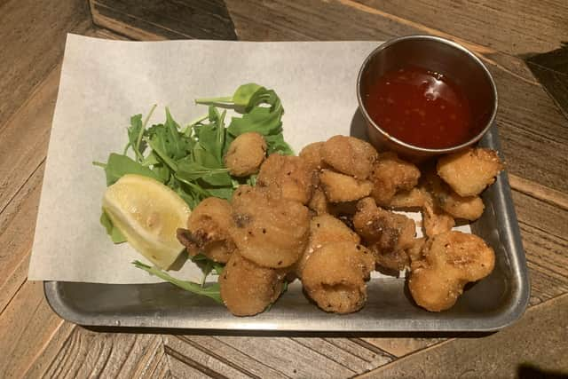 Salt and pepper calamari at Brewhouse & Kitchen, Southsea.