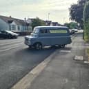 The distinctive Bedford CA van has been working with Oliver Chimney Sweeps. Pic supplied