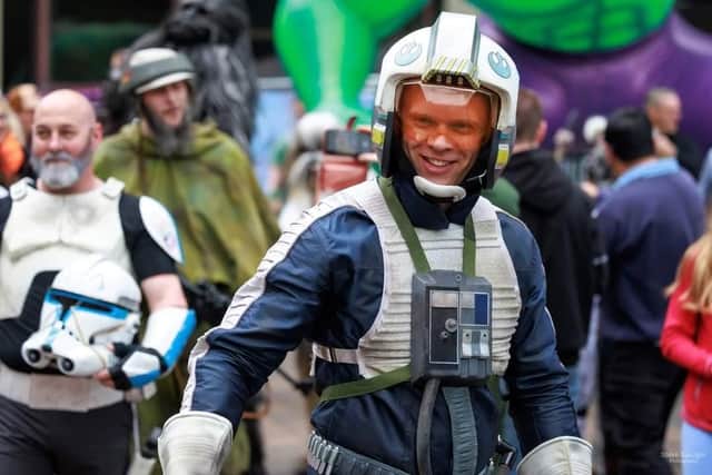 Members of the squad in costume.