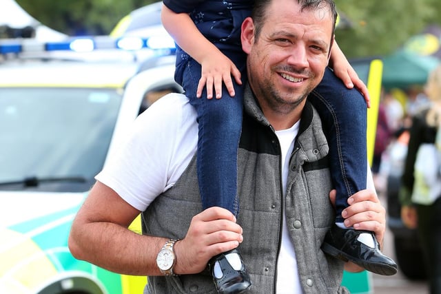 James Gardner and his daughter, Brooke, 4. 999 Day at Port Solent
Picture: Chris Moorhouse (jpns 030922-12)